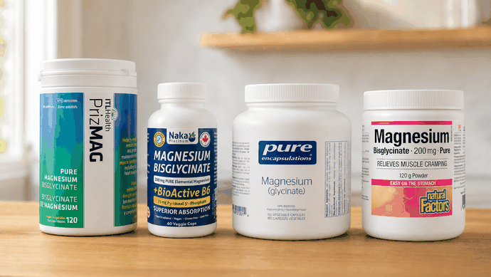 Pure Encapsulations glycinate magnesium, compared with the rest of our magnesium shelf