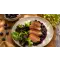 Wild Ginger and Blueberry Glazed Crispy Duck Breast