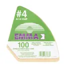 Emma | #4 Cone Unbleached Coffee Filters 100's