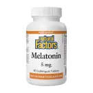 Natural Factors | Melatonin 5mg Peppermint Sublingual Tablets