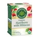 Traditional Medicinals | Hawthorn & Hibiscus Herbal Tea 16 Tea Bags