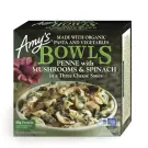 Amy's | Penne Bowl With Mushrooms & Spinach In A Three Cheese Sauce 255g