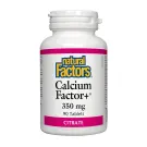 Natural Factors | Calcium Factor 350mg Calcium Citrate Tablets