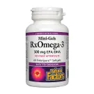 Natural Factors | RxOmega-3 Mini-Gels 500mg EPA/DHA Enteripure Softgels
