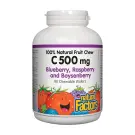 Natural Factors | Vitamin C 500mg Mixed Berry Chewable Wafers
