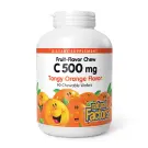Natural Factors | Vitamin C 500mg Tangy Orange Chewable Wafers