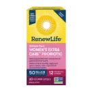 Renew Life | Ultimate Flora Womens Extra Care 50 Billion Live Cultures Probiotic Veggie Capsules