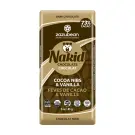Zazubean | Nakid Dark Chocolate Bar With Cocoa Nibs & Vanilla 85g