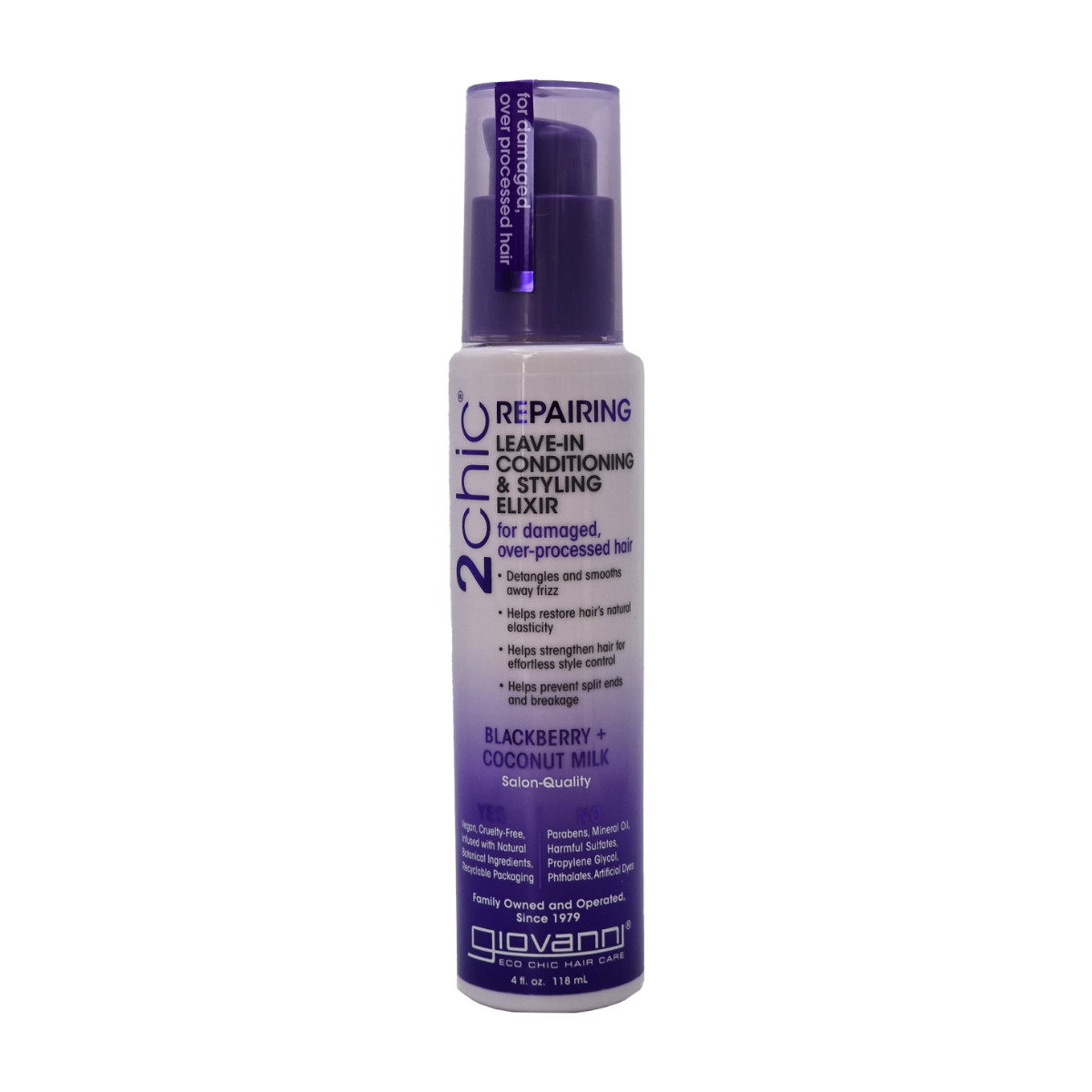 Giovanni | 2Chic Repairing Leave-In Conditioning & Styling Elixir 118mL