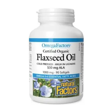 Natural Factors | Flaxseed Oil Softgels