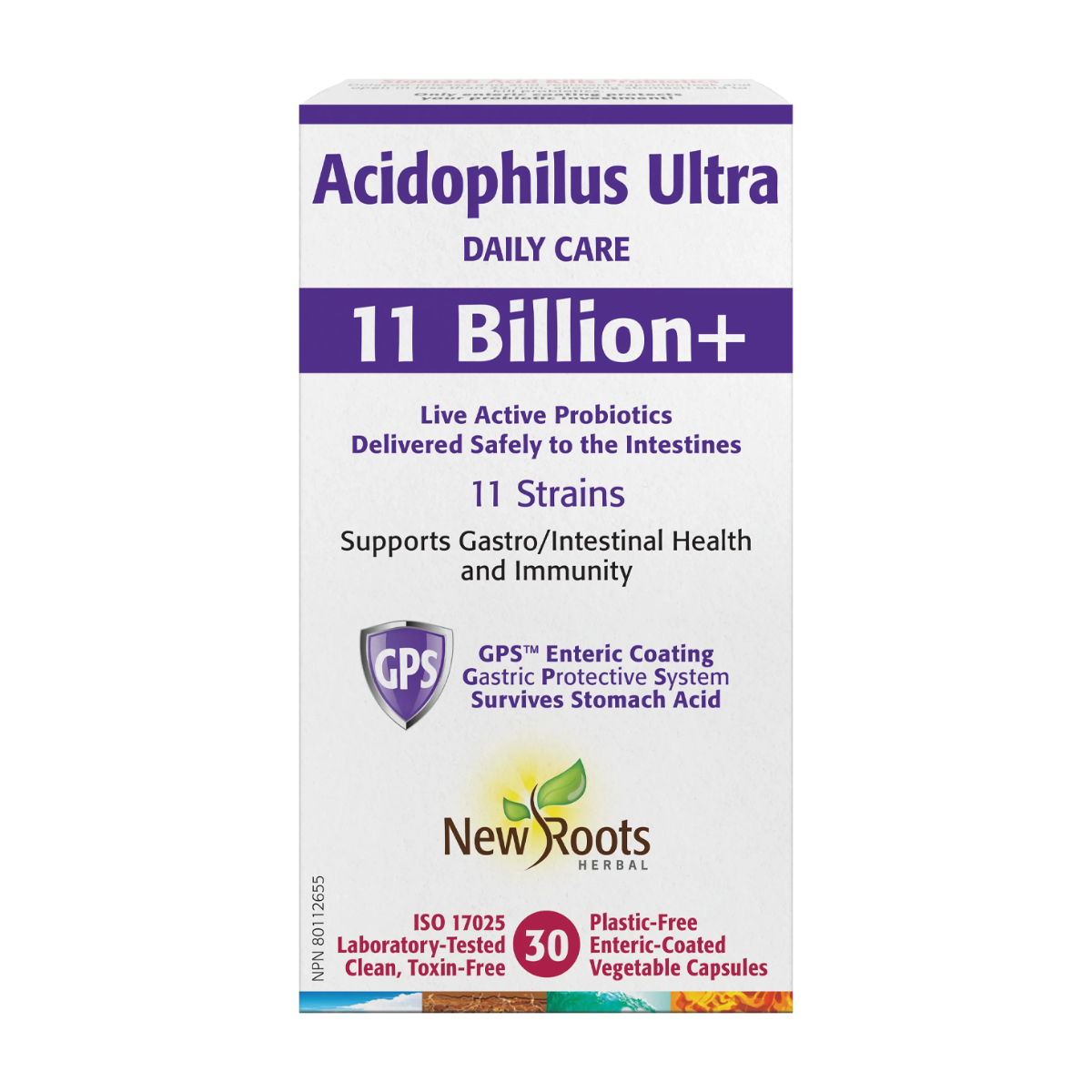New Roots | Acidophilus Ultra 11 Billion Probiotic Veggie Capsules