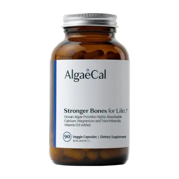 AlgaeCal | Calcium d'origine Végétale 90 Capsules Végétales