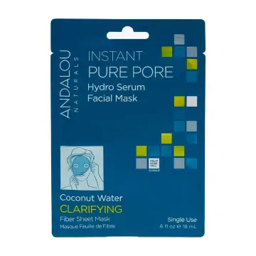 Andalou Naturals | Masque en Tissu Clarifiant Instantané pour le Visage