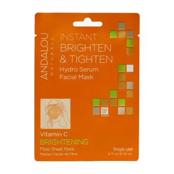 Andalou Naturals | Masque Facial en Tissu Hydro Sérum Vitamine C Instantané (18mL)