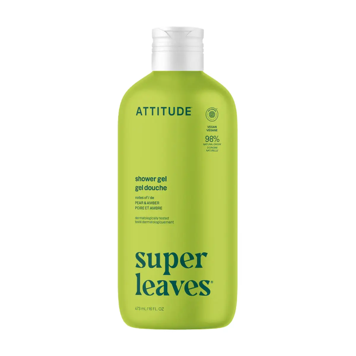Attitude | Super Leaves Olive Nourishing Shower Gel