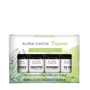 Aura Cacia | Discover Essential Oils Kit 4-Piece