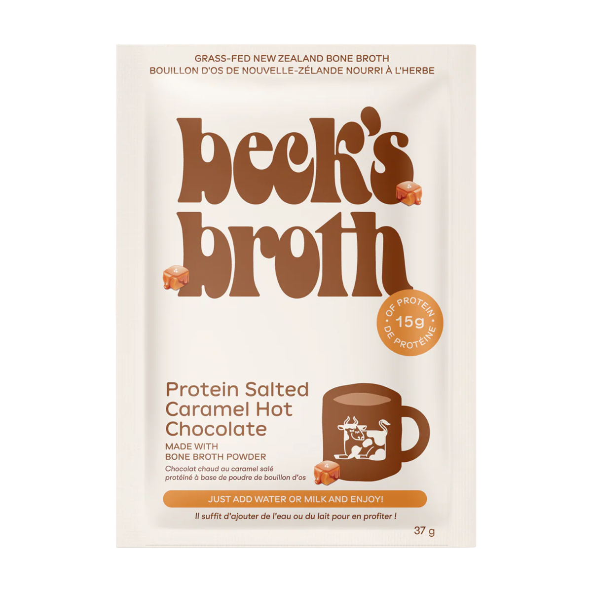 Beck's Broth | Protein Salted Caramel Hot Chocolate 37g