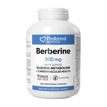 Preferred Nutrition | Berberine 500mg Veggie Capsules