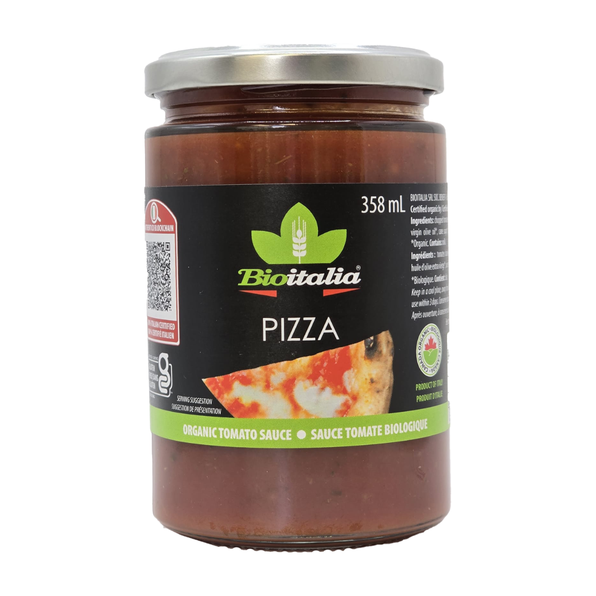 Bioitalia | Organic Tomato Pizza Sauce 358ml
