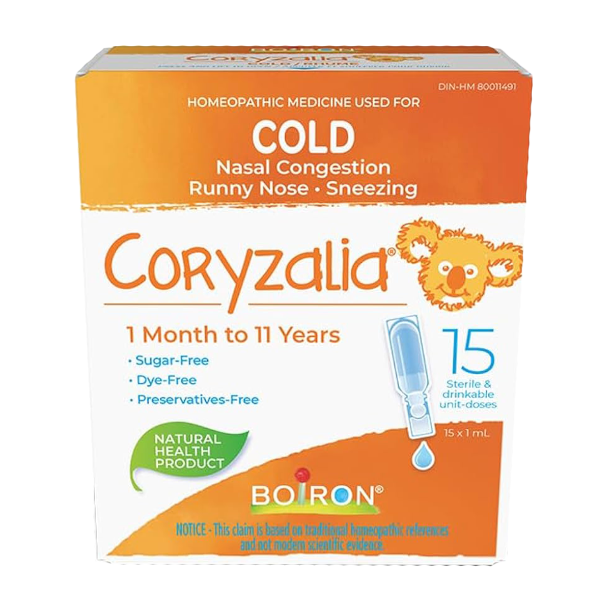 Boiron | Childrens Coryzalia Cold Relief