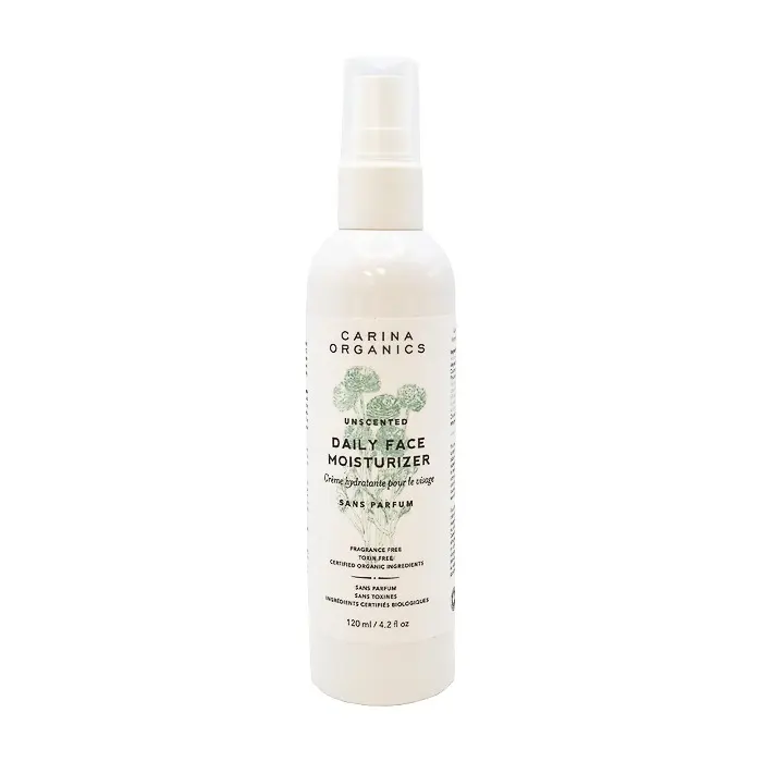 Carina Organics | Unscented Daily Face Moisturizer 120ml