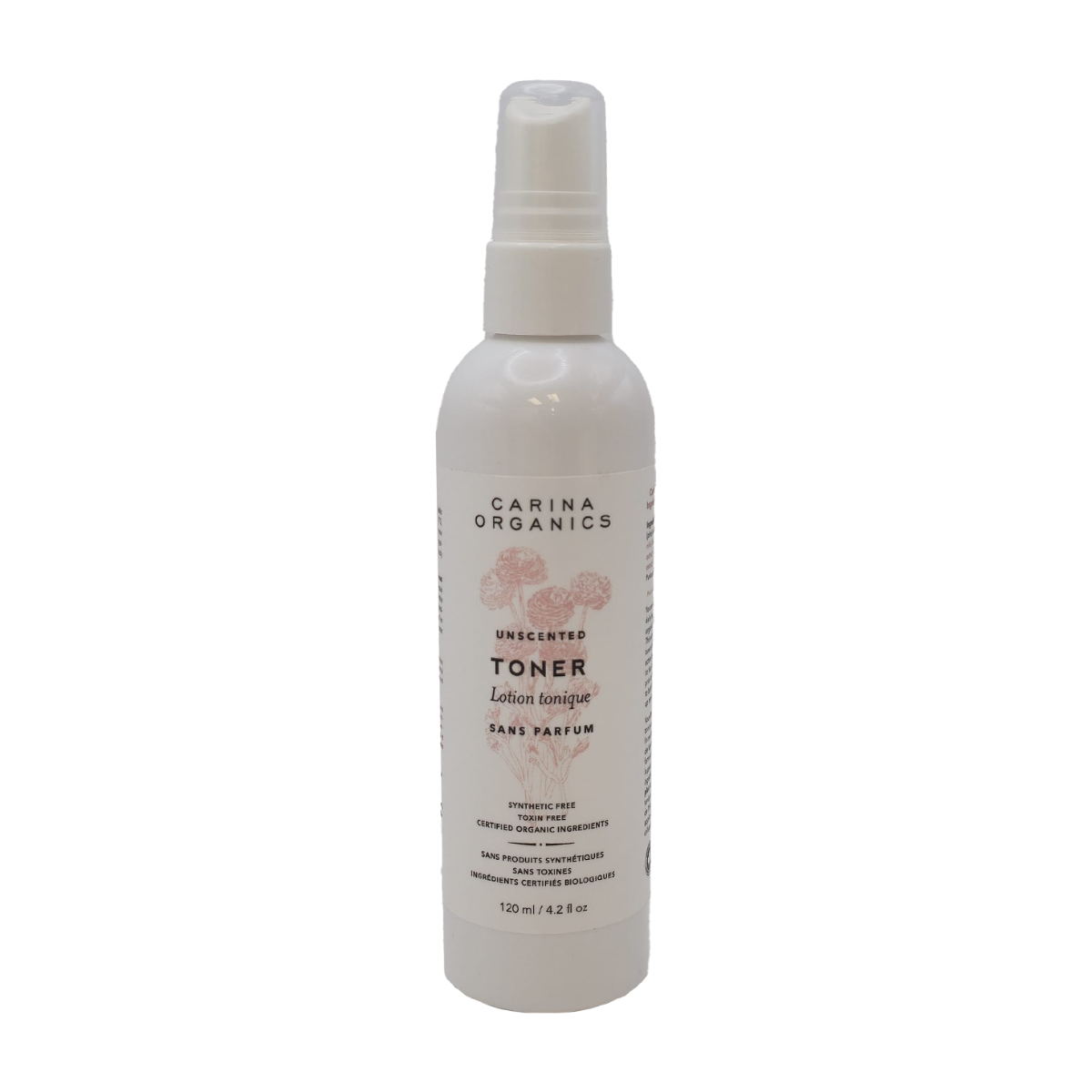 Carina Organics | Unscented Toner 120ml