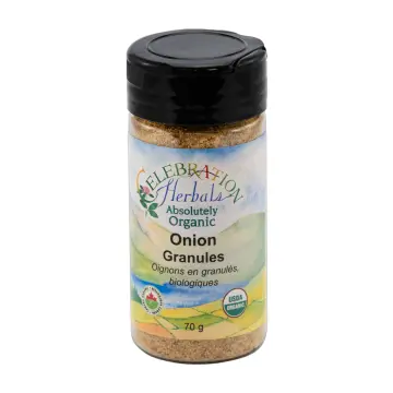 Celebration Herbals | Granulés d'oignon biologiques 70g