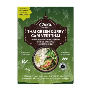Chas Organics | Thai Green Curry Paste 55g