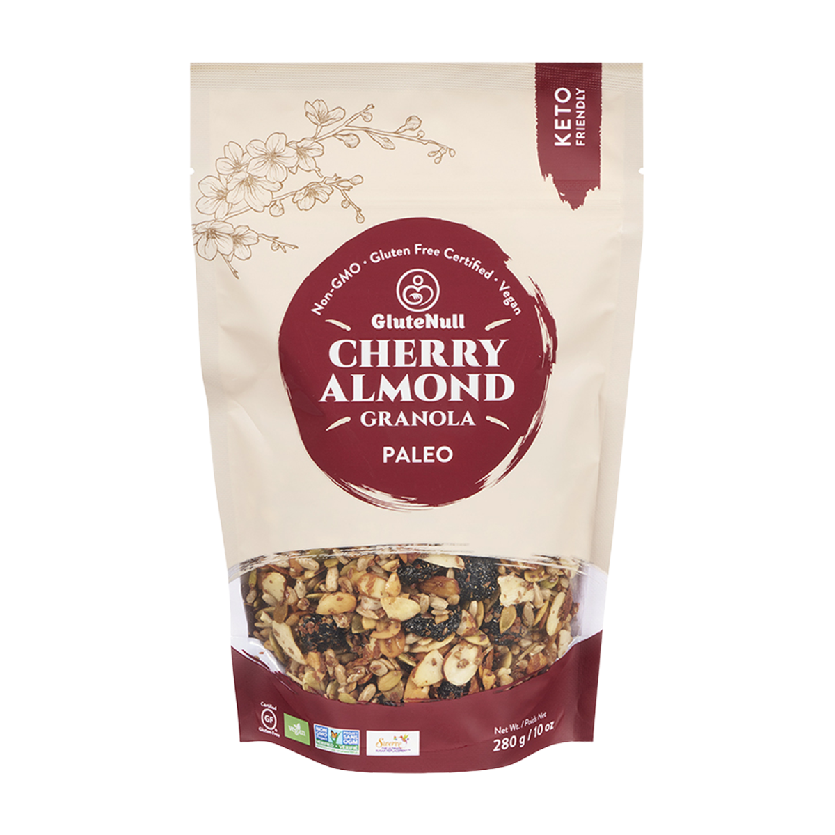 GluteNull | Cherry Almond Granola 280g