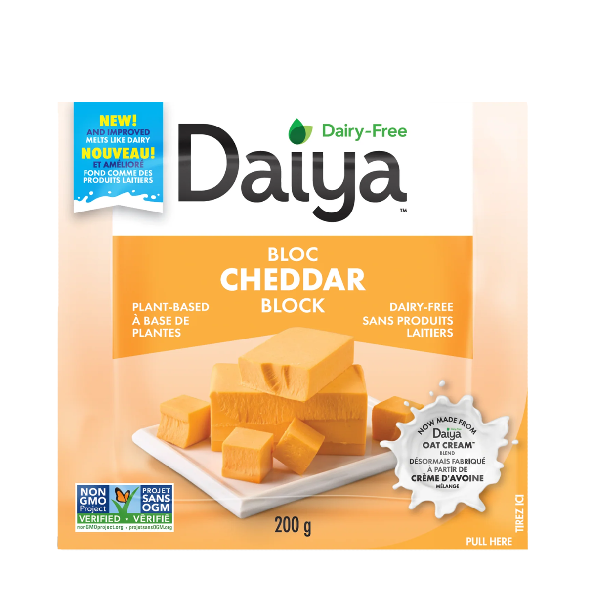 Daiya | Medium Cheddar Style Block