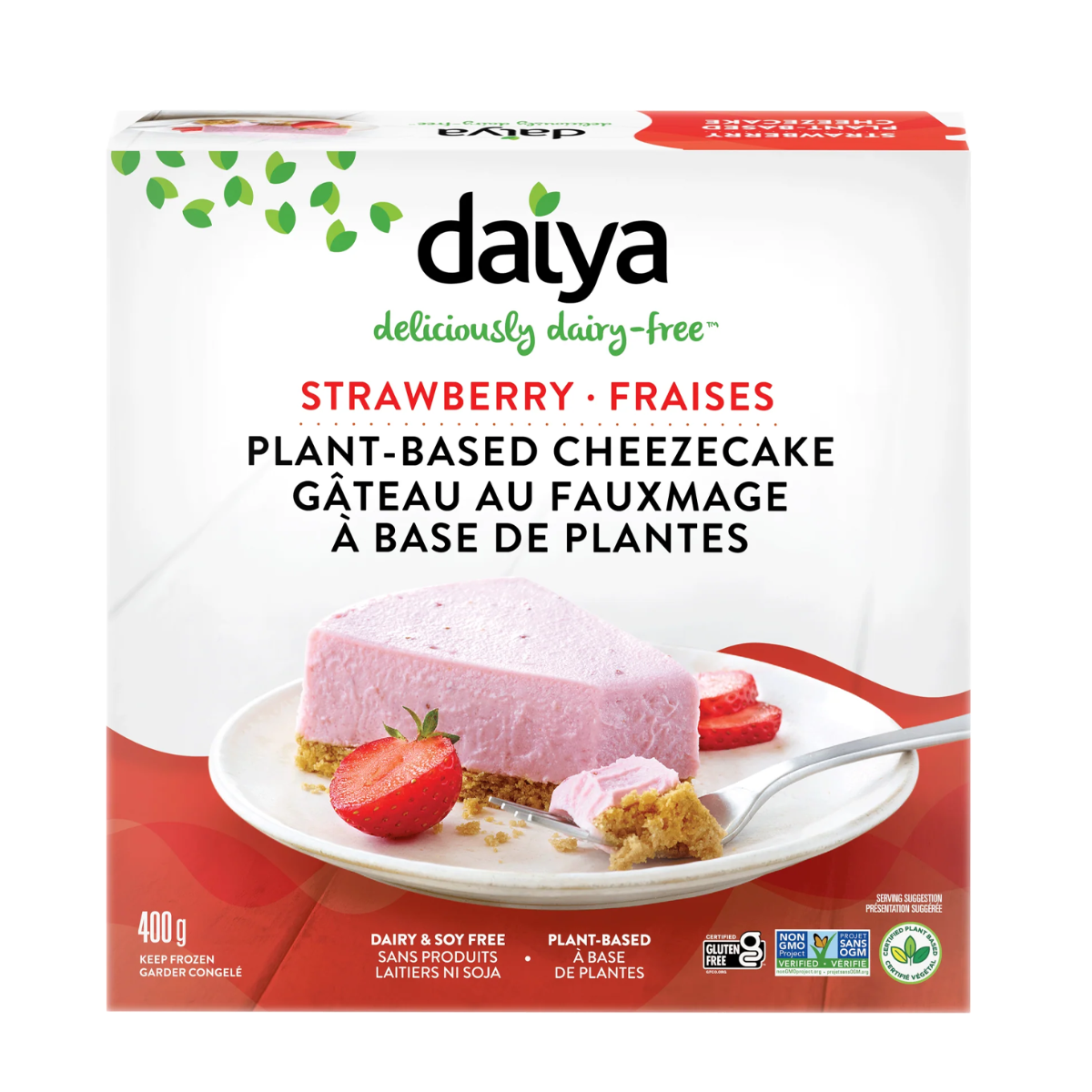 Daiya | Plant-Based Strawberry Cheezecake