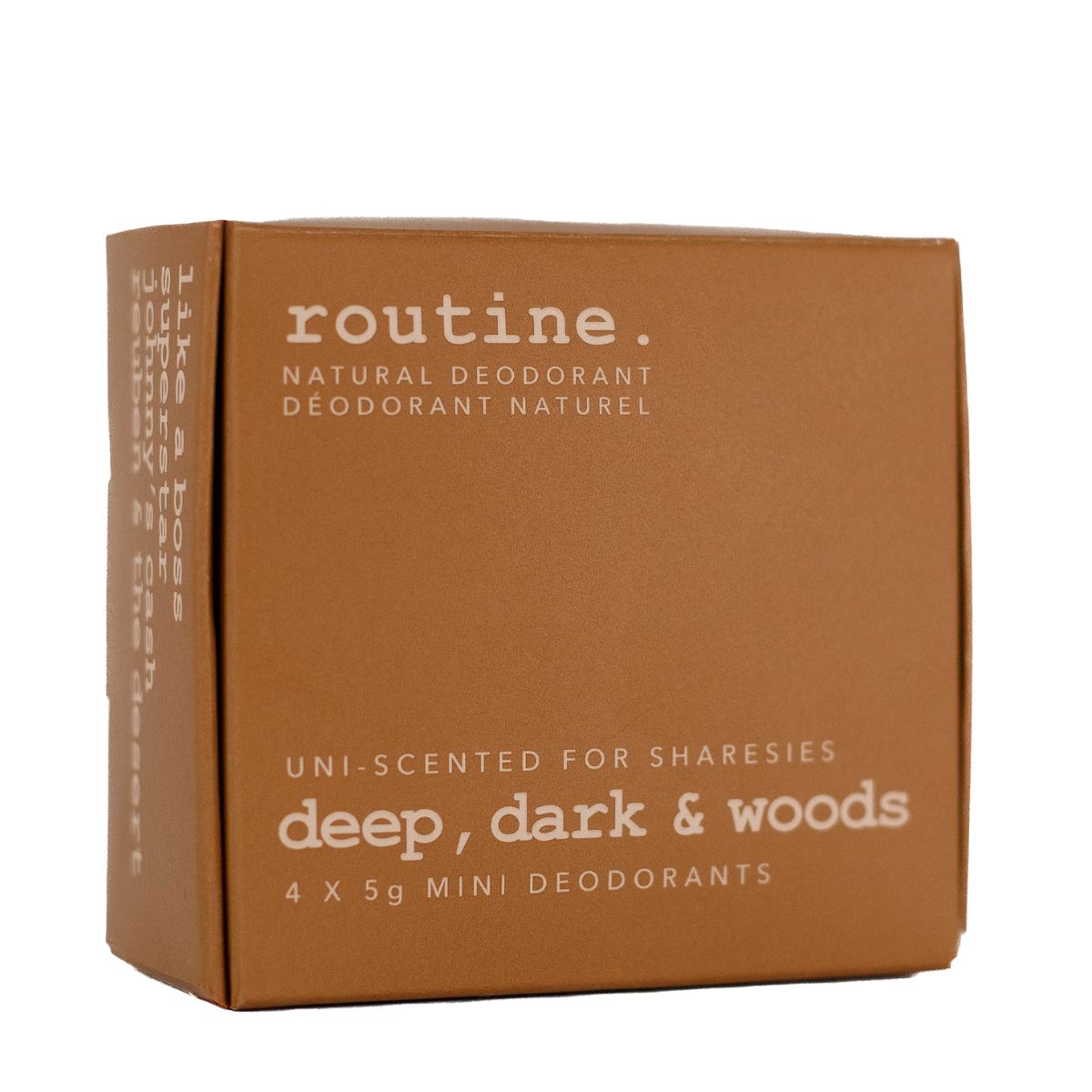 Routine | Deodorant Minis Kit Deep, Dark Woods 4pk
