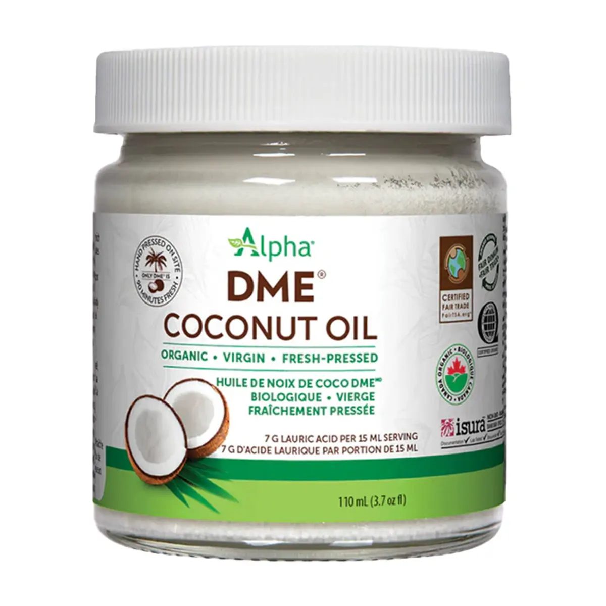 Alpha | DME Organic Virgin Coconut Oil