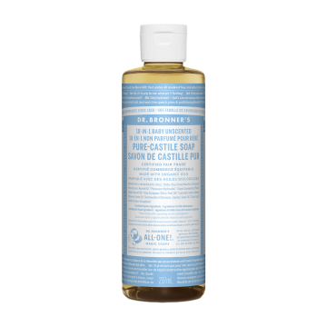 Dr. Bronners | Baby Unscented Pure Castile Liquid Soap