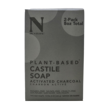 Dr. Natural | Plant-Based Activated Charcoal Castile Bar Soap 226g
