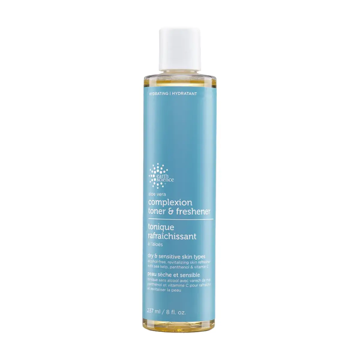 Earth Science | Alcohol Free Aloe Vera Complexion Toner & Freshener For Dry/Sensitive Skin 237mL