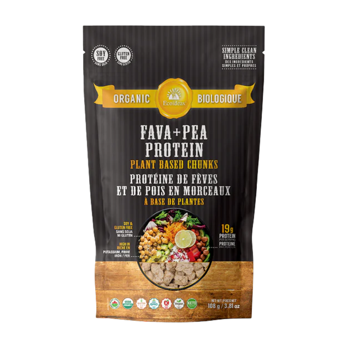 EcoIdeas | Fava & Pea Protein Chunks