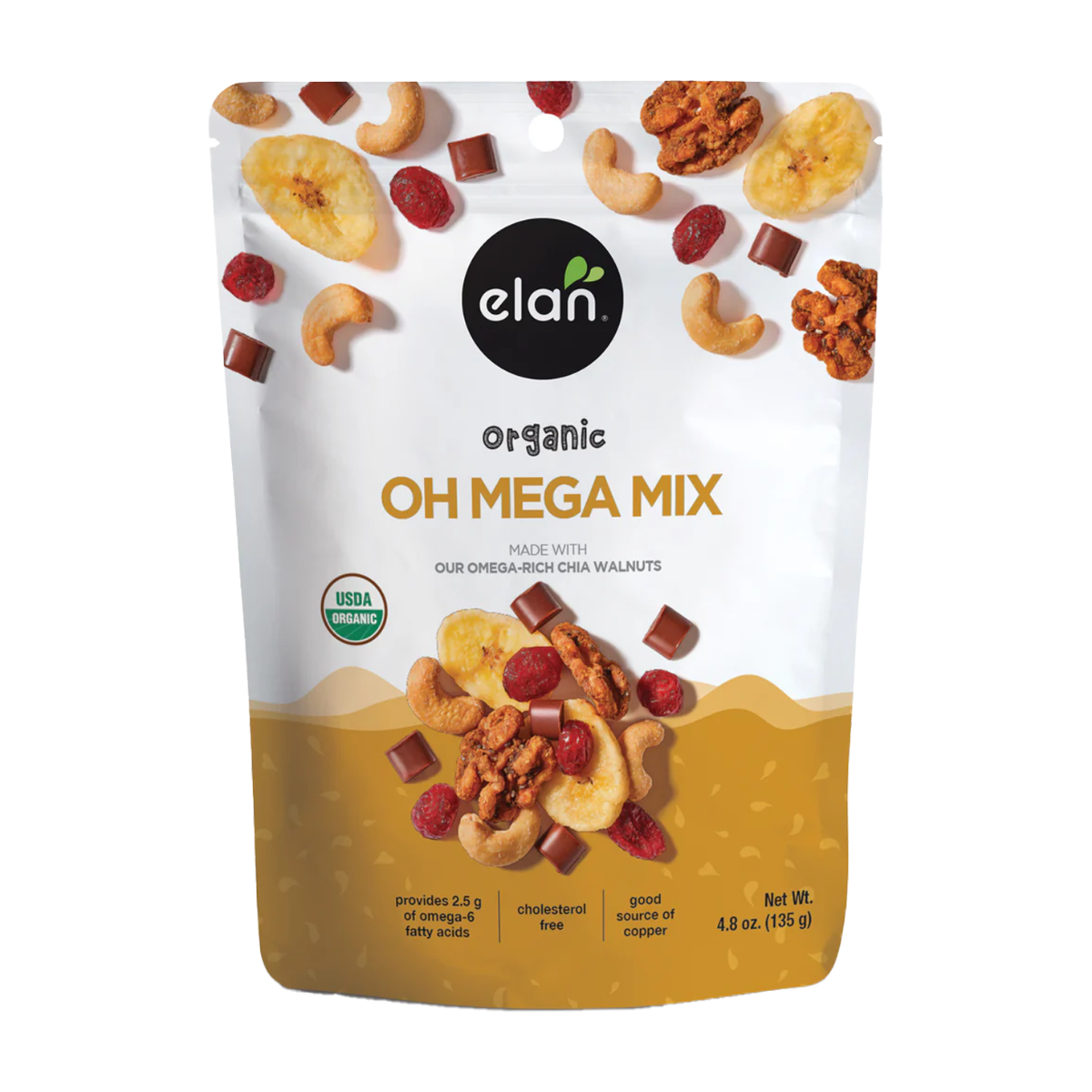 Elan | Organic Oh Mega Mix Snacks 135g