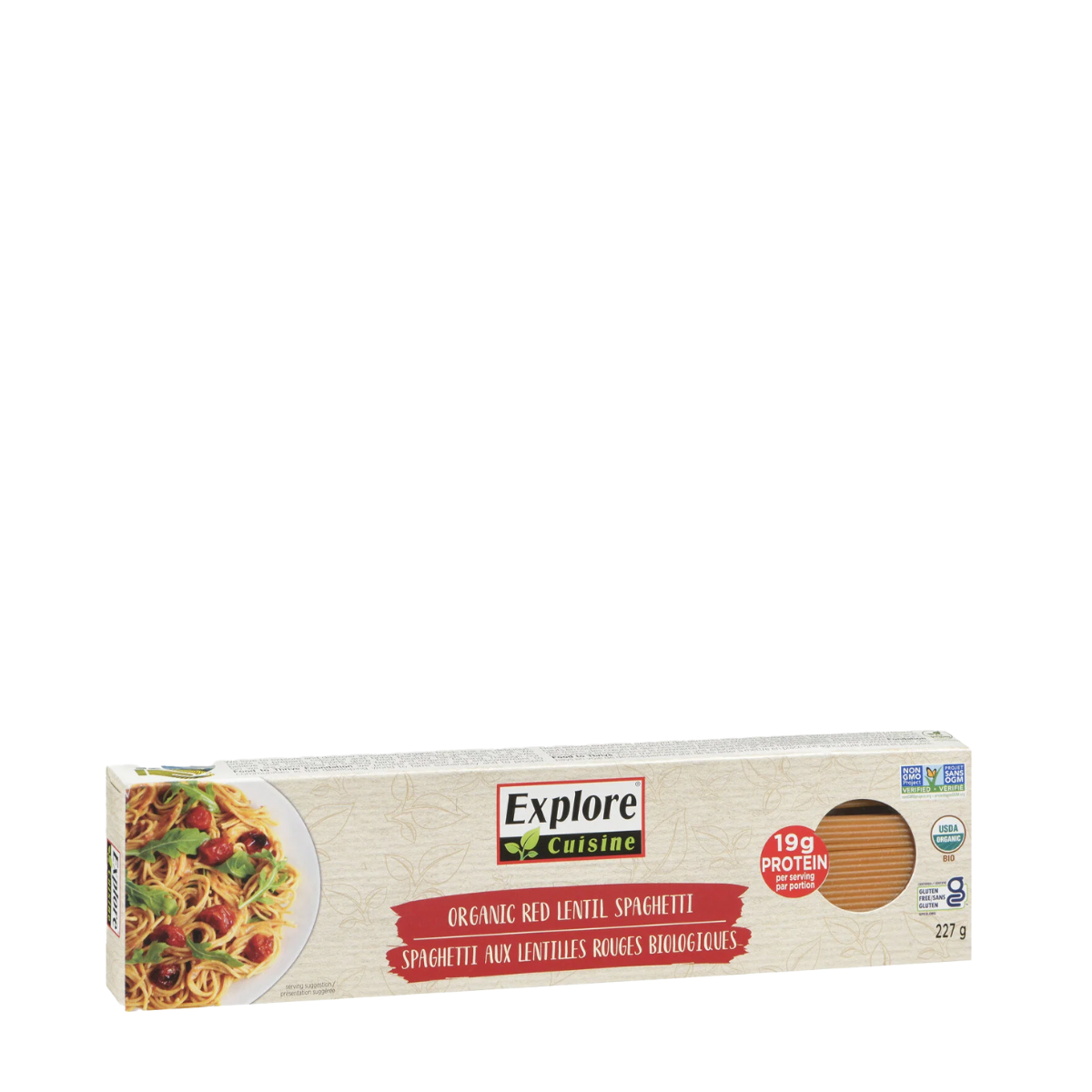 Explore Cuisine | Organic Red Lentil Spaghetti 227g