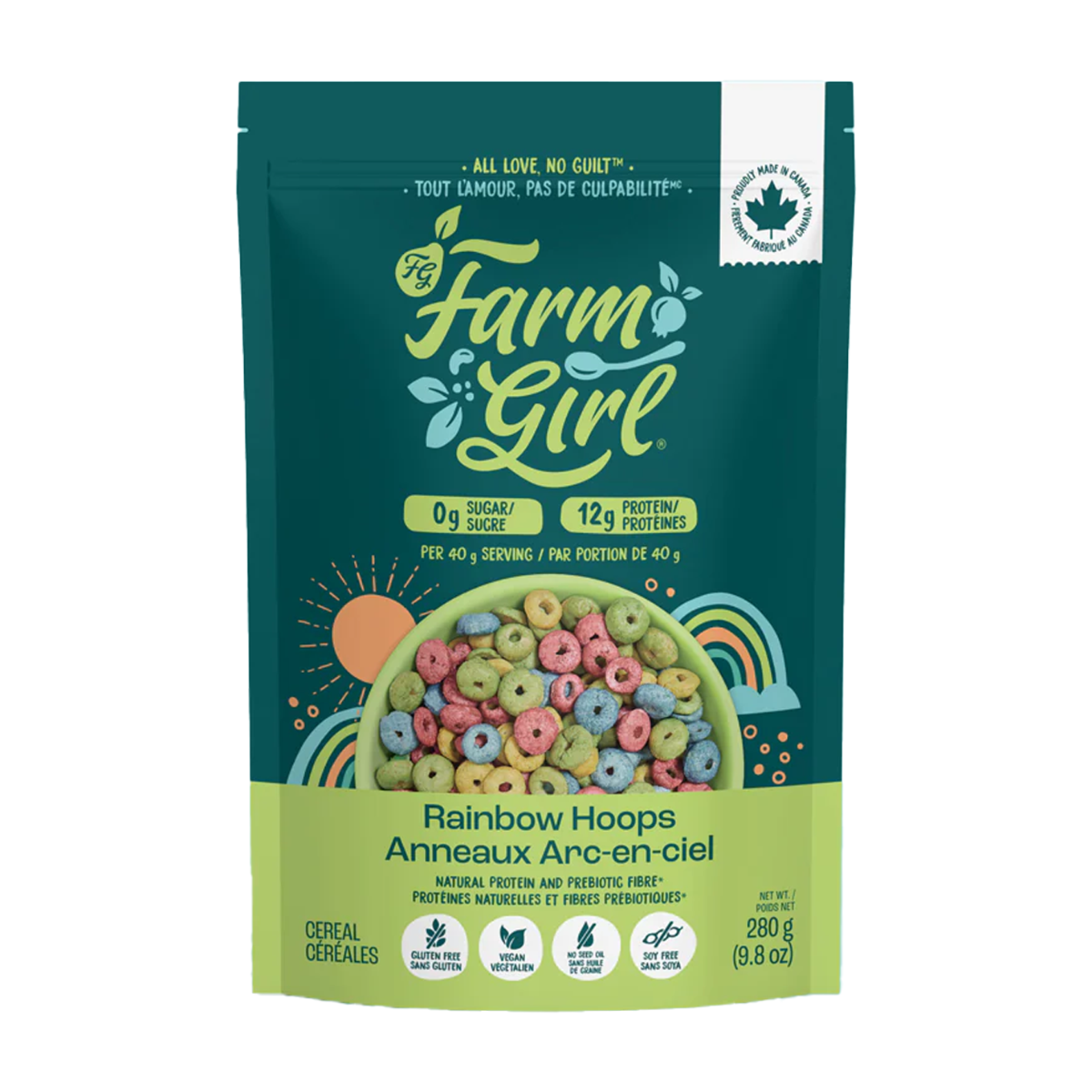Farm Girl | Rainbow Hoops Cereal