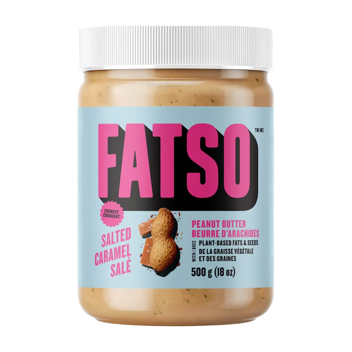 Fatso | Crunchy Salted Caramel Peanut Butter