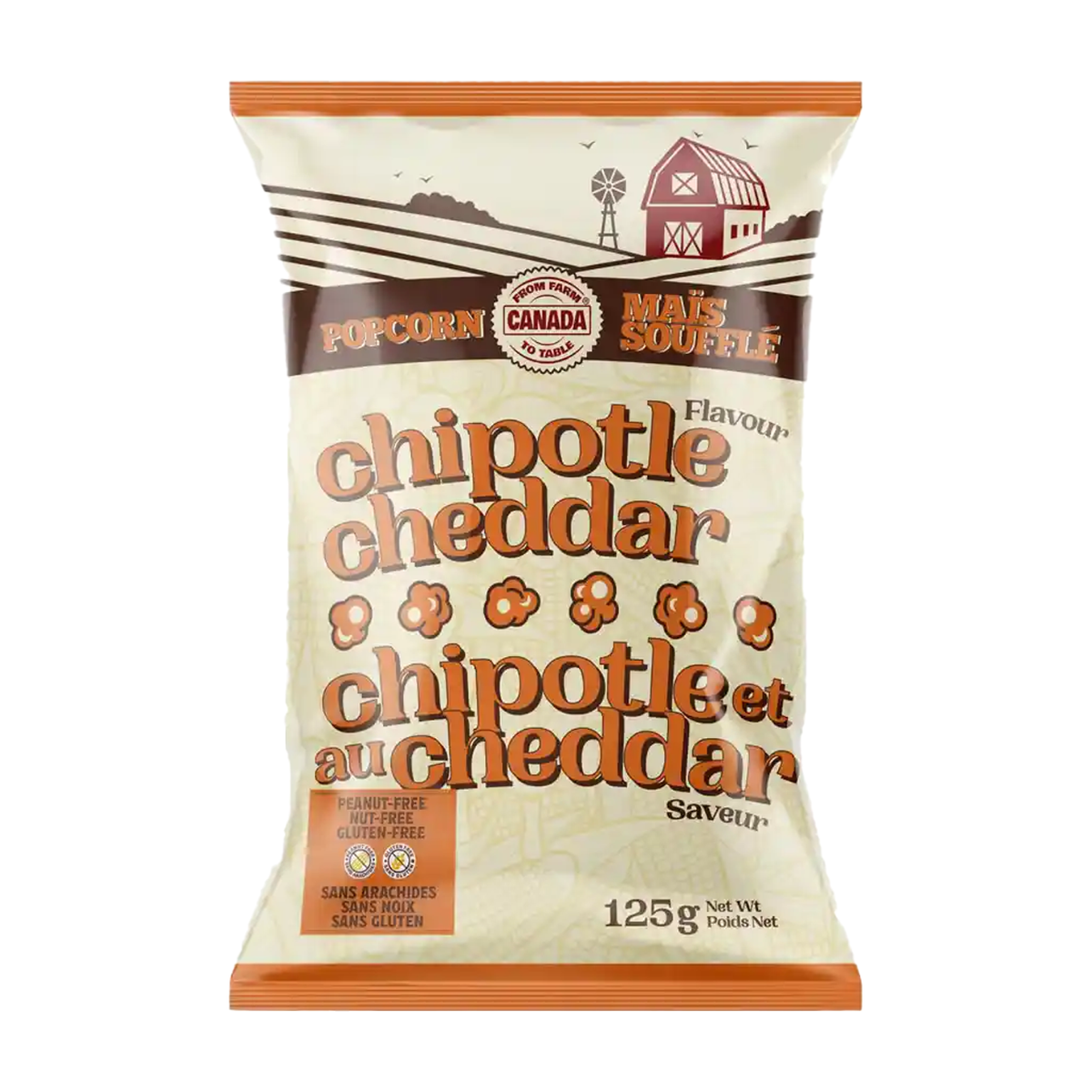 From Farm To Table | Popcorn Chipotle Cheddar 125g
