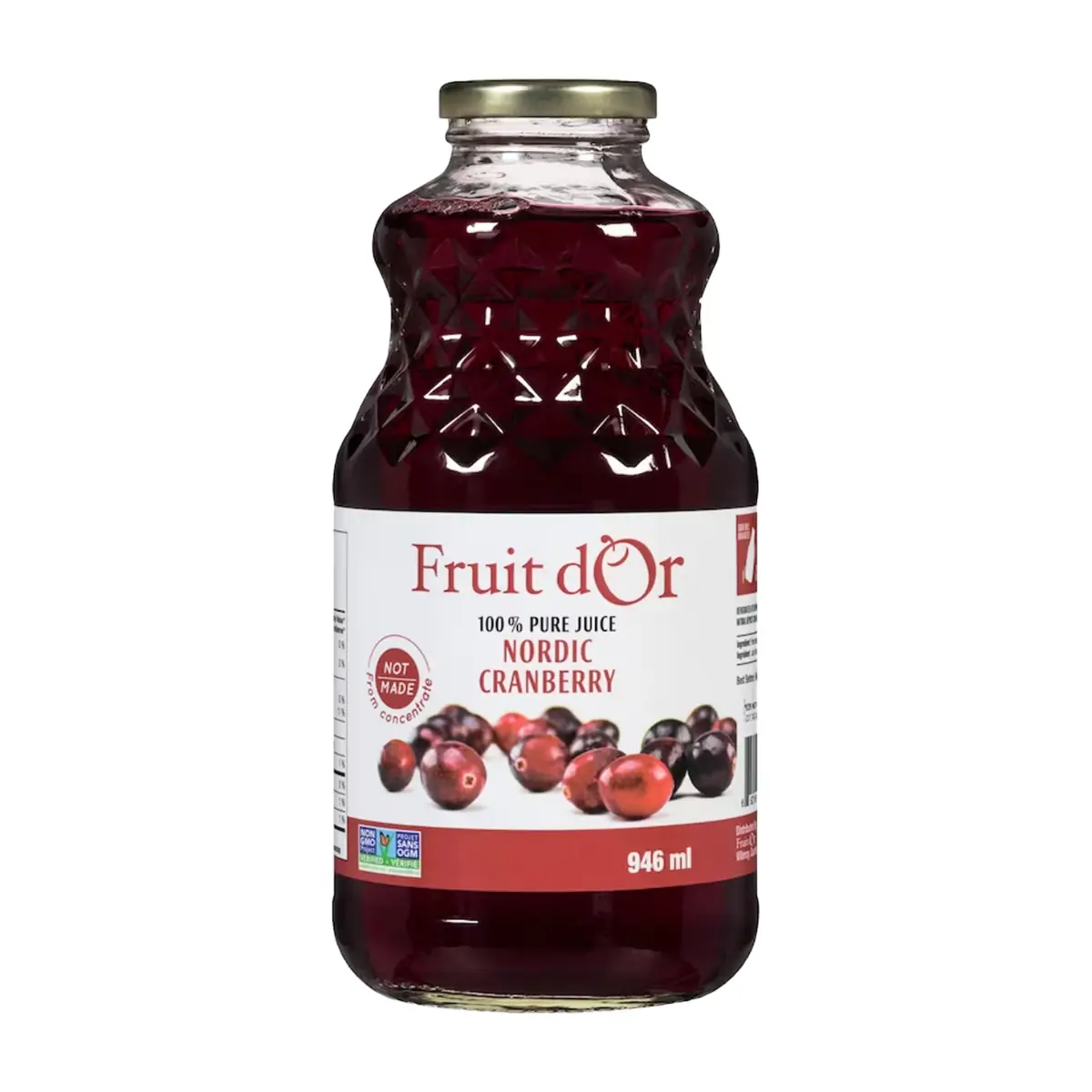 Fruit dOr | Pure Nordic Cranberry Juice 946ml
