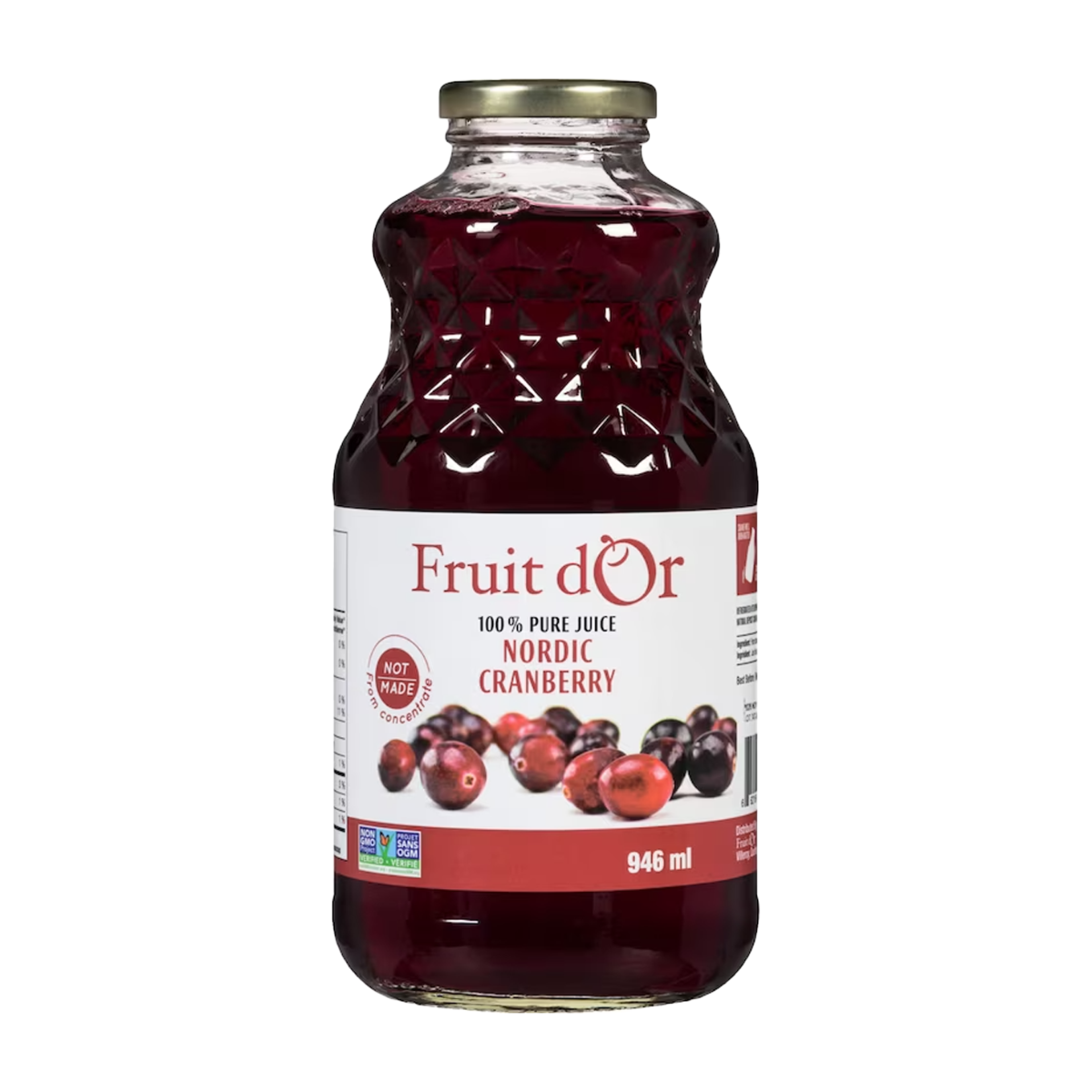 Fruit d'Or | Pure Nordic Cranberry Juice 946ml