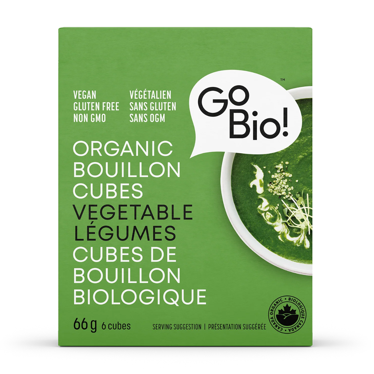 Go Bio | Organic Vegetable Bouillon Cubes 54g 66g