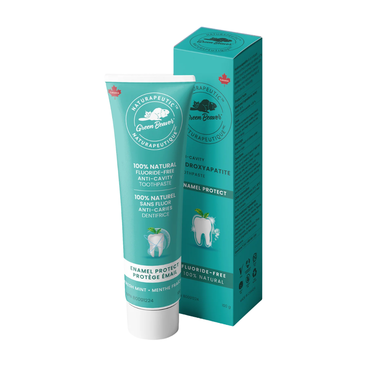 The Green Beaver Company | Enamel Protect Fresh Mint Naturapeutic Toothpaste
