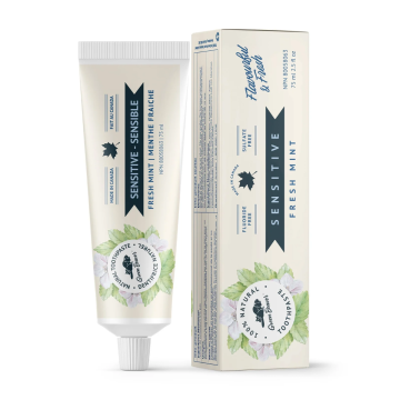 The Green Beaver Company | Sensitive Teeth Fresh Mint Natural Toothpaste