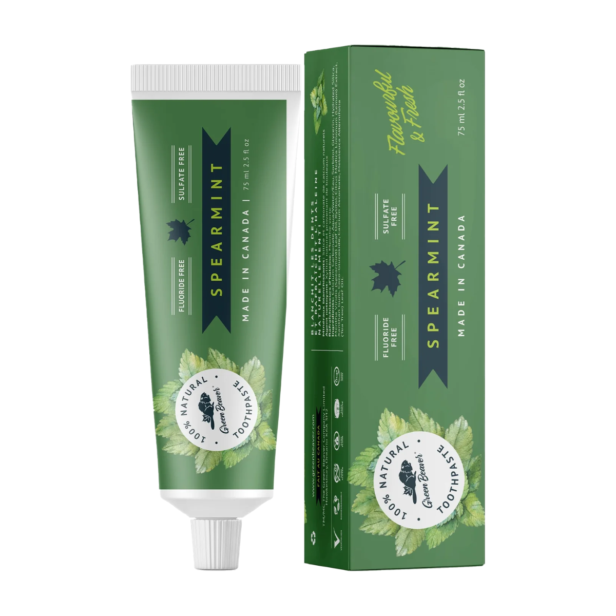 The Green Beaver Company | Spearmint Natural Toothpaste