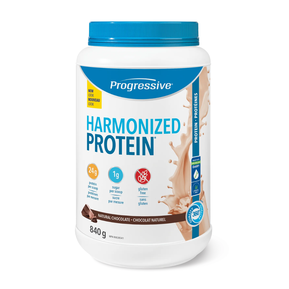 Progressive | Natural Chocolate Harmonized Whey Protein Powder