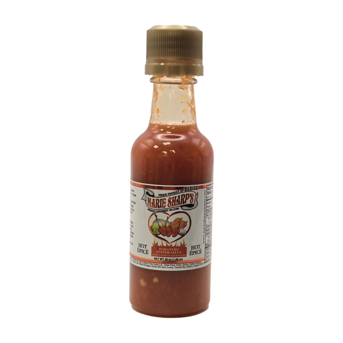 Marie Sharps | Original Hot Habenero Pepper Sauce